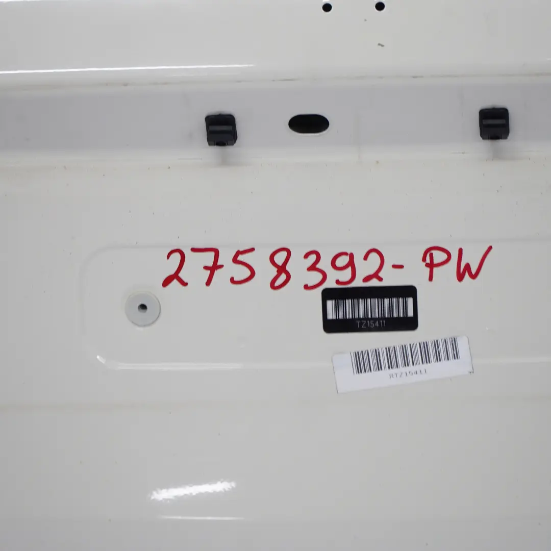 Mini Cabrio R57 Couvercle de coffre de hayon Pepper White - 850 - SKU 2758392-PW - Numéro de pièce 2758392