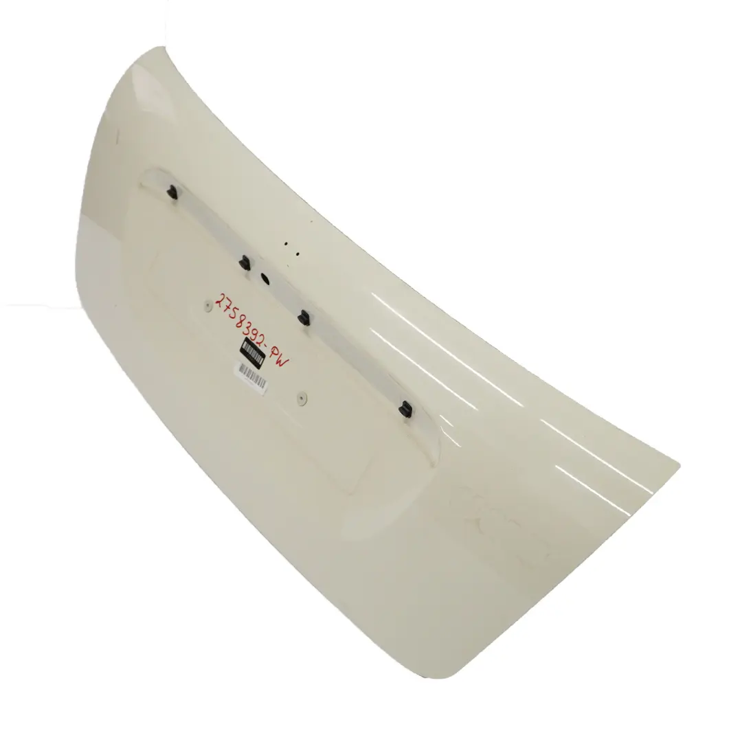 Klapa Bagażnika Pokrywa Tylna Biała Pepper White - 850 do Mini Cabrio R57 o numerze 2758392 Mini Cabrio R57 Klapa Bagażnika Pokrywa Tylna Biała Pepper White - 850 - SKU 2758392-PW - Numer Części 2758392