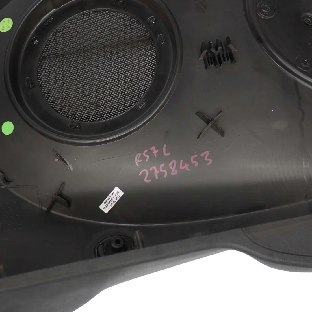 Mini R57 Cabrio Seitenverkleidung Hinten Links Carbon Black Schwarz Silber - SKU 2758453-2 - Teilenummer 2758453