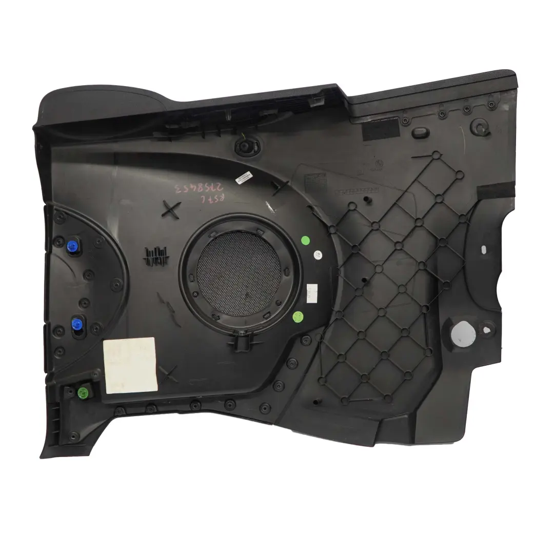Mini R57 Cabrio Rear Lateral Trim Panel Card Left N/S Silver Carbon Black - SKU 2758453-2 - Part number 2758453