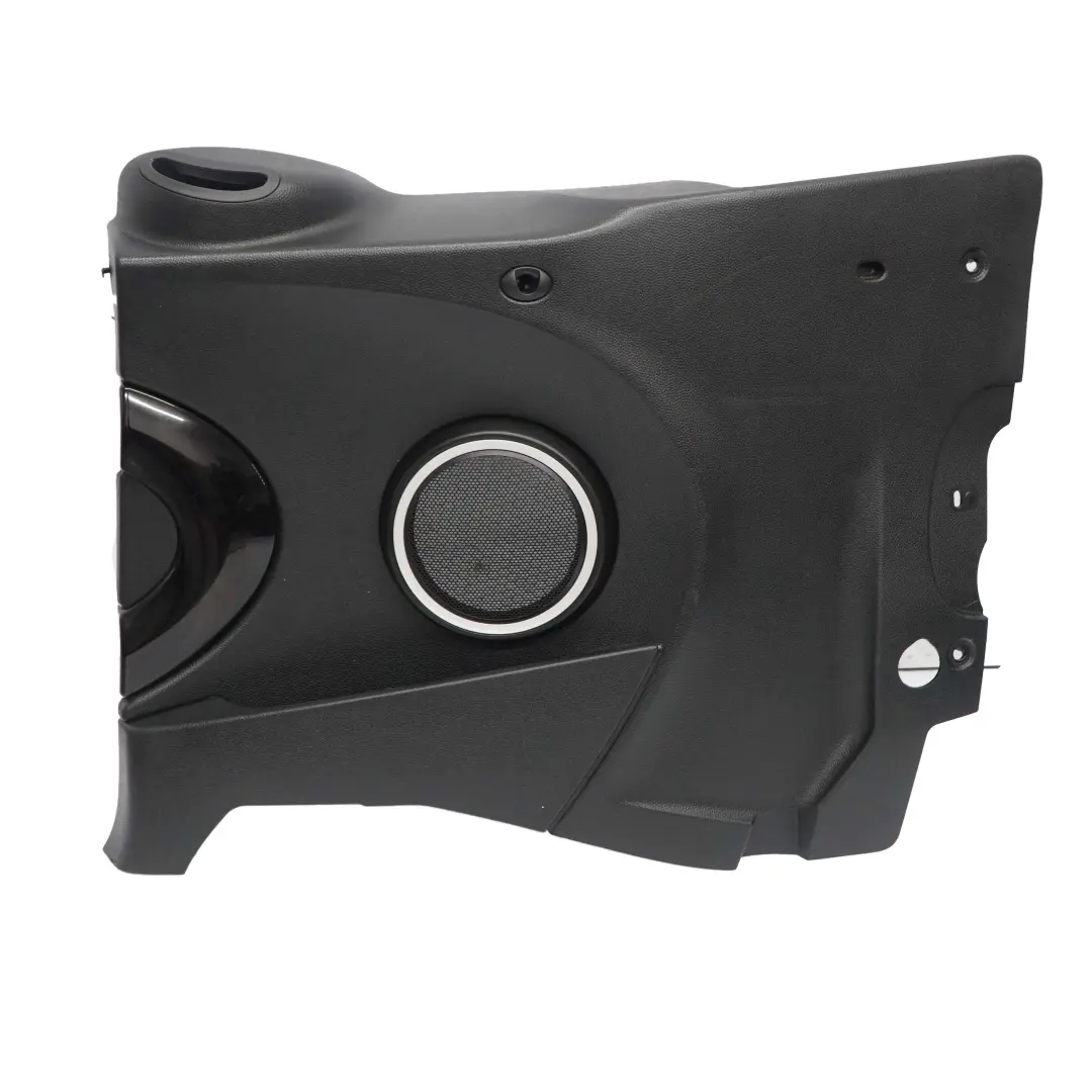 Rivestimento Laterale Posteriore Destra Argento Nero Carbonio per Mini Cabrio R57 con numero di parte 2758454 Mini Cabrio R57 Rivestimento Laterale Posteriore Destra Argento Nero Carbonio - SKU 2758454-2 - Numero di parte 2758454