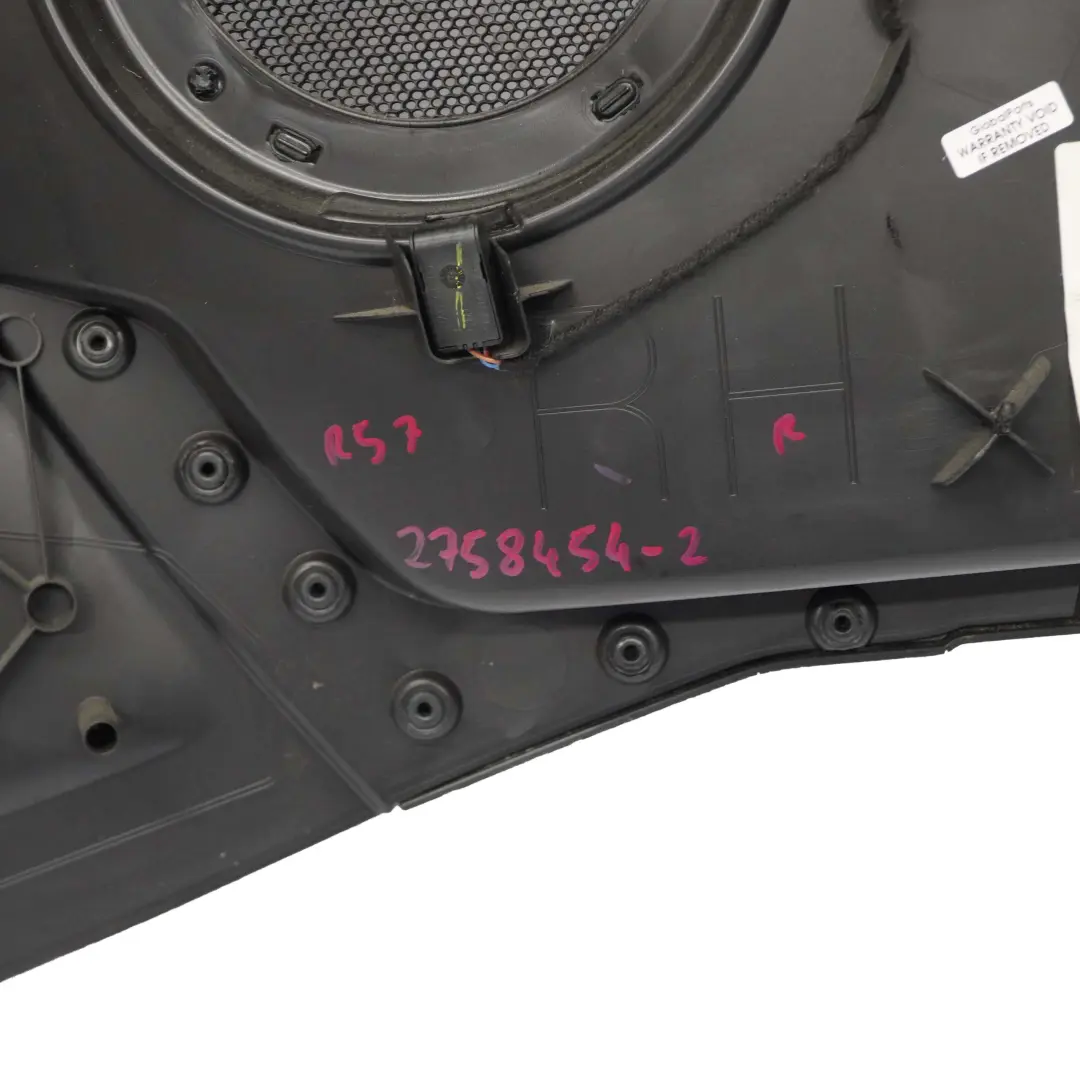 Mini Cooper Cabrio R57 Panel lateral trasero derecho Plata Carbono Negro - SKU 2758454-2 - Número de pieza 2758454