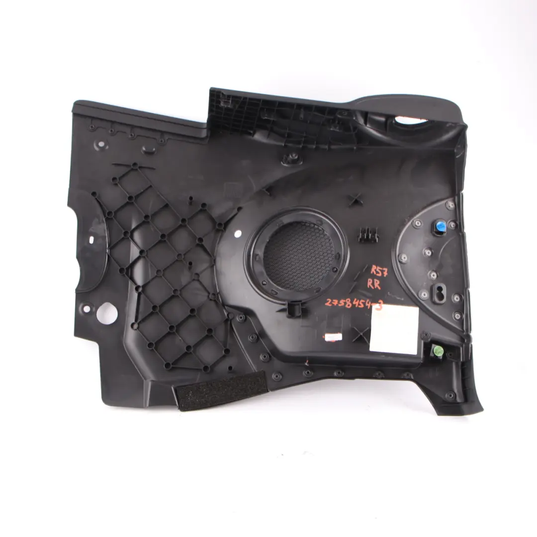 Lateral Trim Panel Mini Cabrio R57 Rear Right O/S Silver Carbon Black Silver to with Part number 2758454 Lateral Trim Panel Mini Cabrio R57 Rear Right O/S Silver Carbon Black Silver - SKU 2758454-3 - Part number 2758454