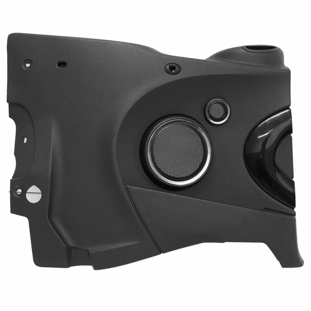 Mini R57 Cabrio Cache panneau arrière latéral gauche Carbone Noir Chrome HiFi - SKU 2758461 - Numéro de pièce 2758461