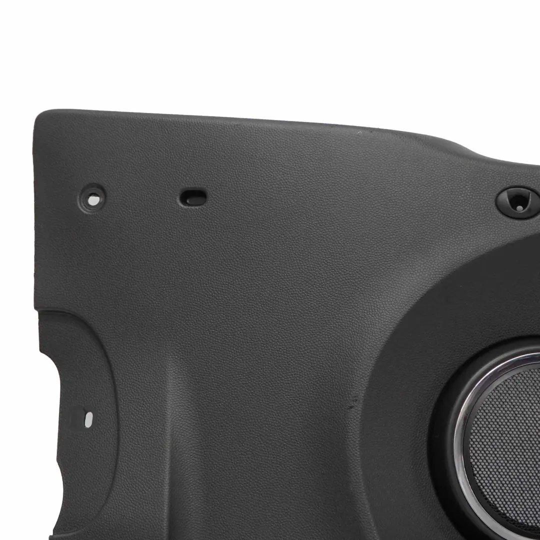 Mini R57 Cabrio Cache panneau arrière latéral gauche Carbone Noir Chrome HiFi - SKU 2758461 - Numéro de pièce 2758461