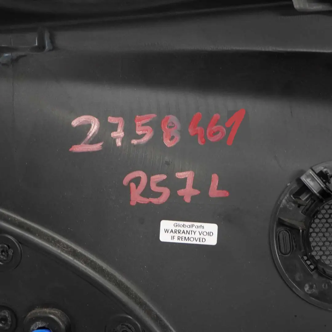 Mini R57 Cabrio Seitliche Verkleidung Rückwand Links Carbon Schwarz Chrom HiFi - SKU 2758461 - Teilenummer 2758461