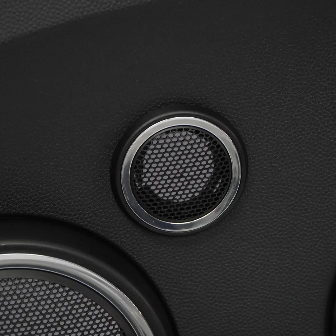 Mini R57 Cabrio Cache panneau arrière latéral gauche Carbone Noir Chrome HiFi - SKU 2758461 - Numéro de pièce 2758461