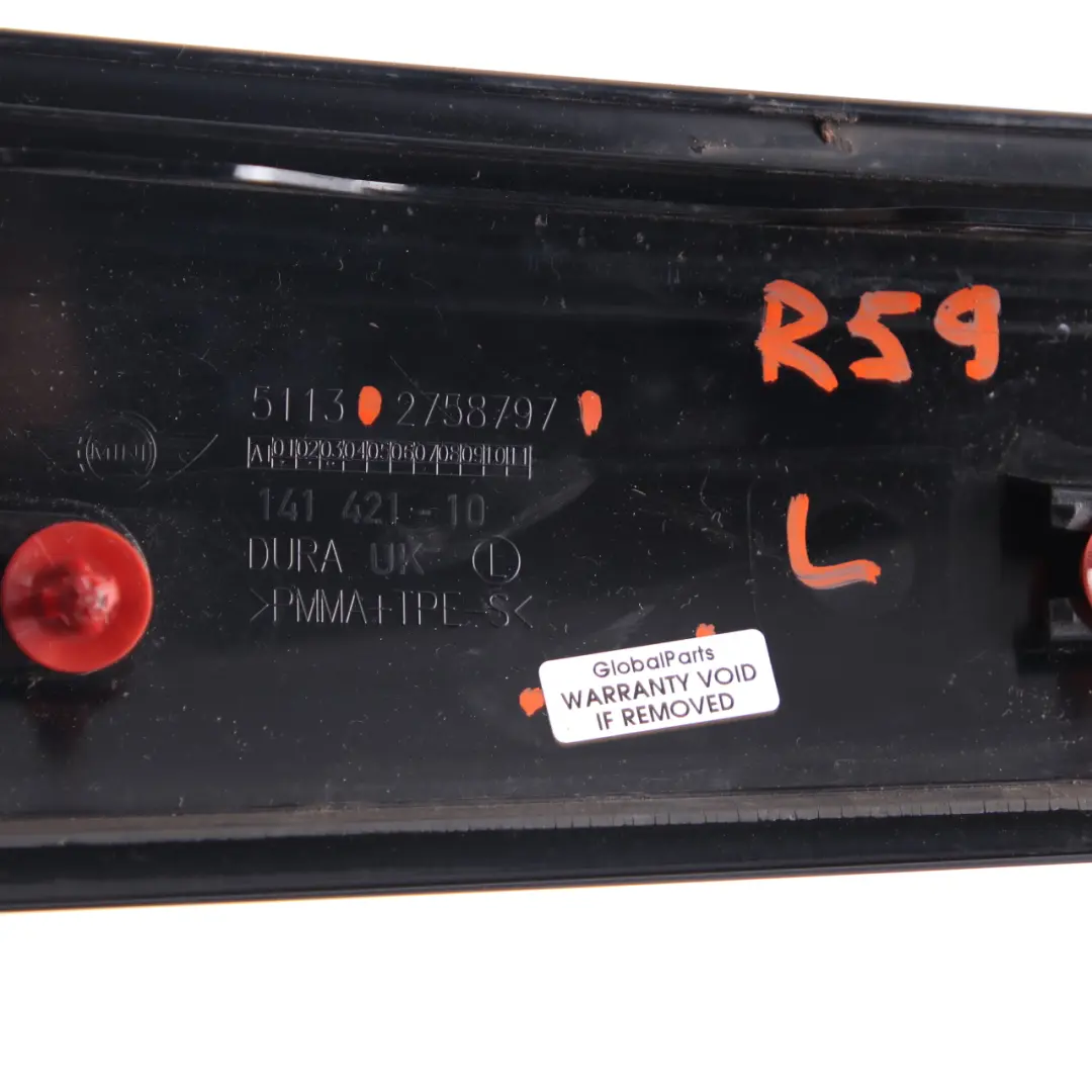 MINI R58 R59 Verkleidung Abdeckung Außenverkleidung Blende A-Säule Links - SKU 2758797 - Teilenummer 2758797