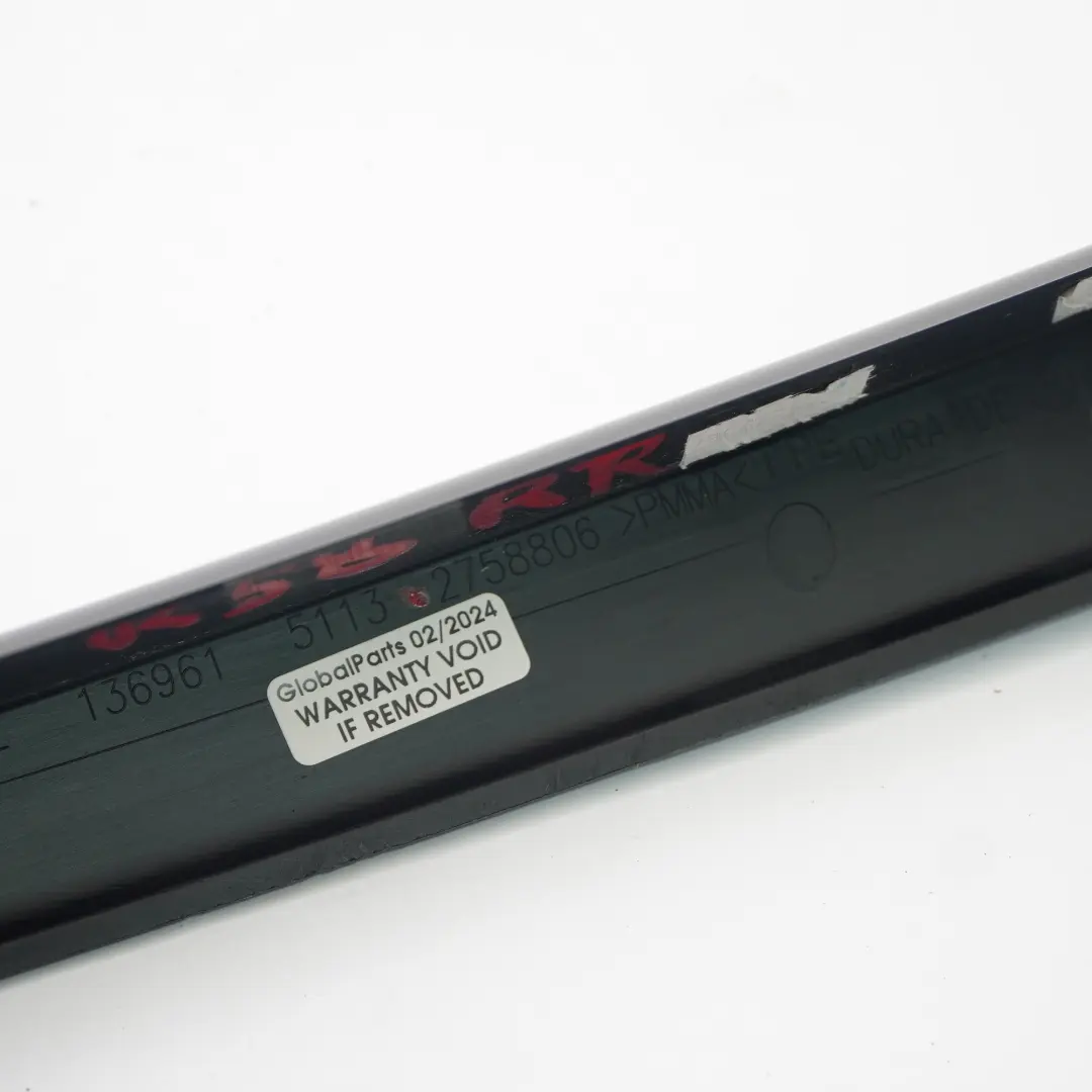 Mini R58 Column C Pillar Panel Cover Rear Right O/S Outside High Gloss - SKU 2758806 - Part number 2758806