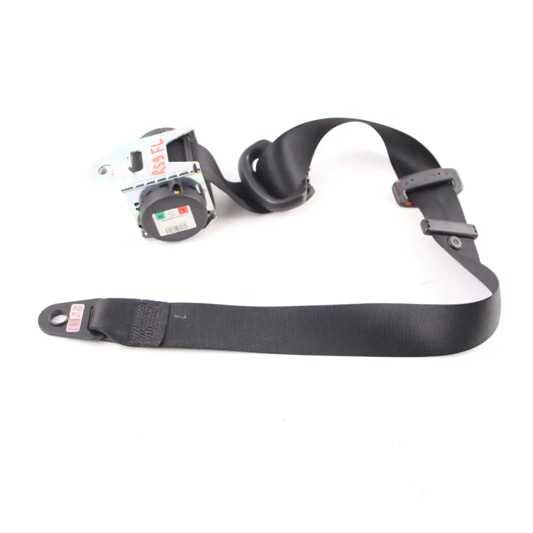  Cinturón de seguridad Mini R58 R59 superior delantero izquierdo Safety Negro - SKU 2758845 - Número de pieza 2758845