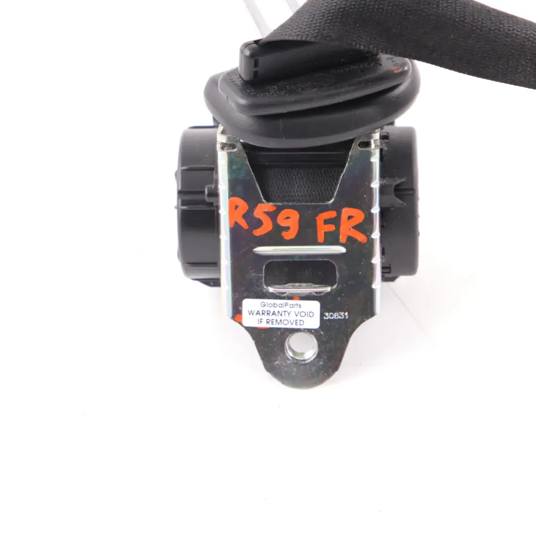Seat Belt Mini R58 R59 Upper Seatbelt Front Right O/S Safety Black - SKU 2758846 - Part number 2758846