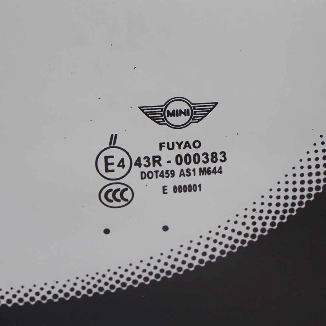 Windscreen Windshield Front Window Glass to Mini Cooper Coupe Roadster R58 R59 with Part number 2759007 Mini Cooper Coupe Roadster R58 R59 Windscreen Windshield Front Window Glass - SKU 2759007 - Part number 2759007