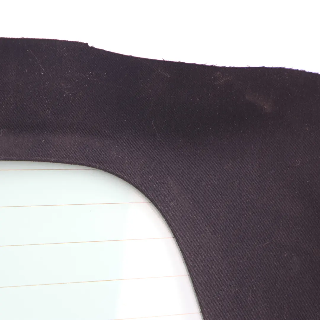 Window Mini Roadster R59 Convertible Roof Folding Glass Glazing Panel AS2 to Rear with Part number 2759396 Rear Window Mini Roadster R59 Convertible Roof Folding Glass Glazing Panel AS2 - SKU 2759396 - Part number 2759396