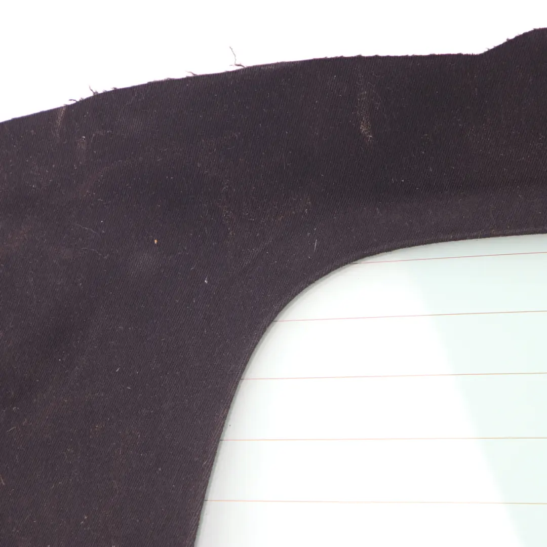 Window Mini Roadster R59 Convertible Roof Folding Glass Glazing Panel AS2 to Rear with Part number 2759396 Rear Window Mini Roadster R59 Convertible Roof Folding Glass Glazing Panel AS2 - SKU 2759396 - Part number 2759396