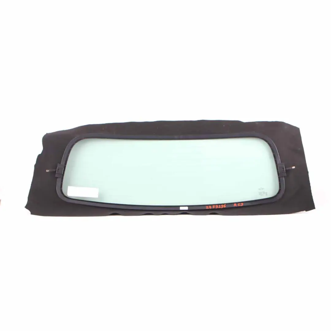 Rear Window Mini Roadster R59 Convertible Roof Folding Glass Glazing Panel AS2 - SKU 2759396 - Part number 2759396
