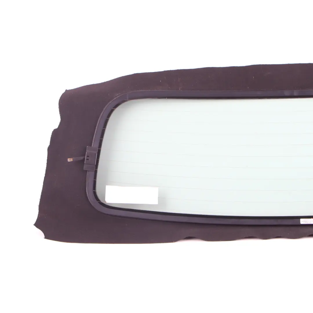 Window Roof Folding Glass Glazing Panel AS2 to Mini Roadster R59 Convertible Rear with Part number 2759396 Mini Roadster R59 Convertible Rear Window Roof Folding Glass Glazing Panel AS2 - SKU 2759396 - Part number 2759396