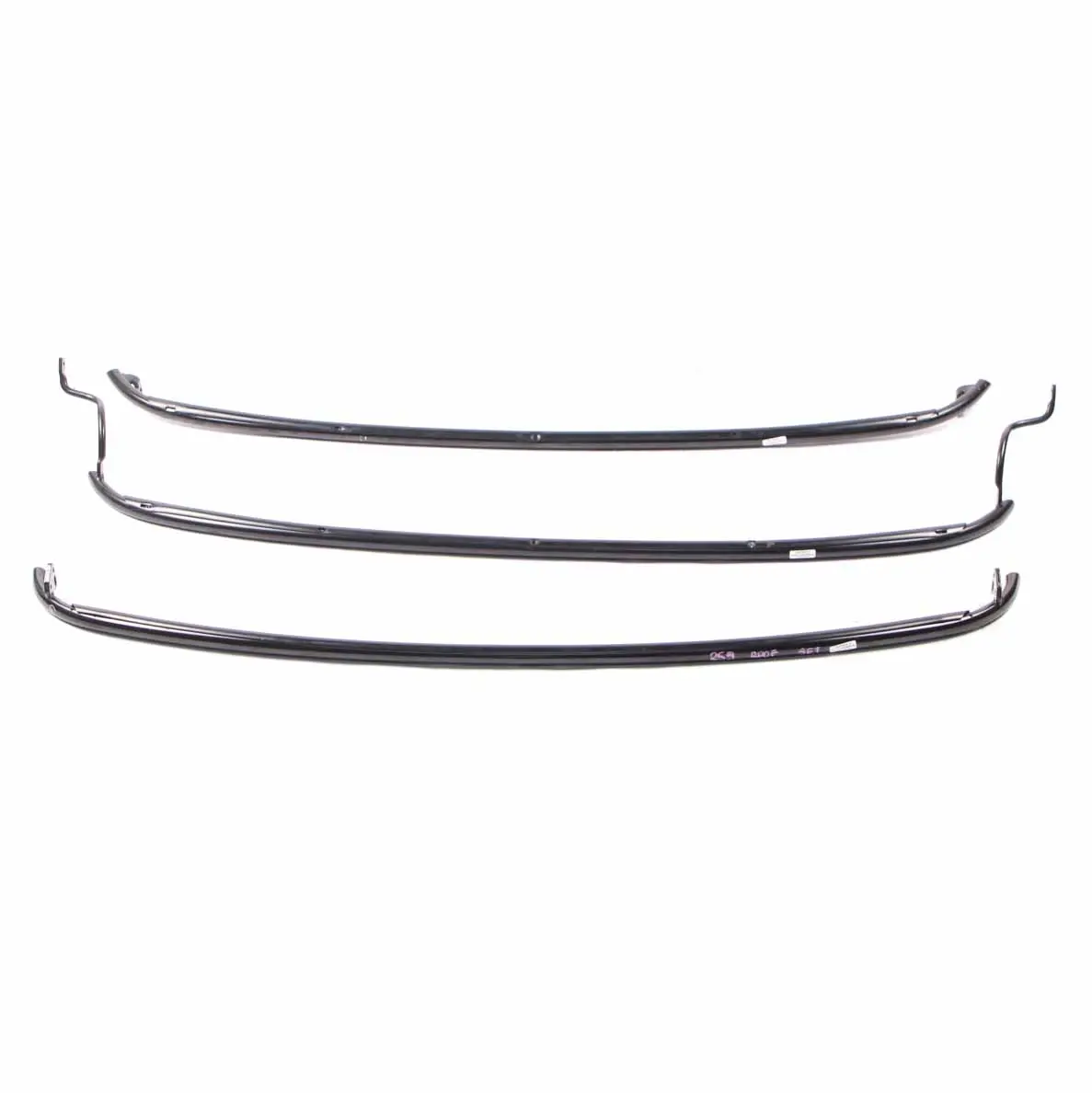 Mini R59 Folding Soft Top Roof Guide Linkage Rods Rails Set Convertible