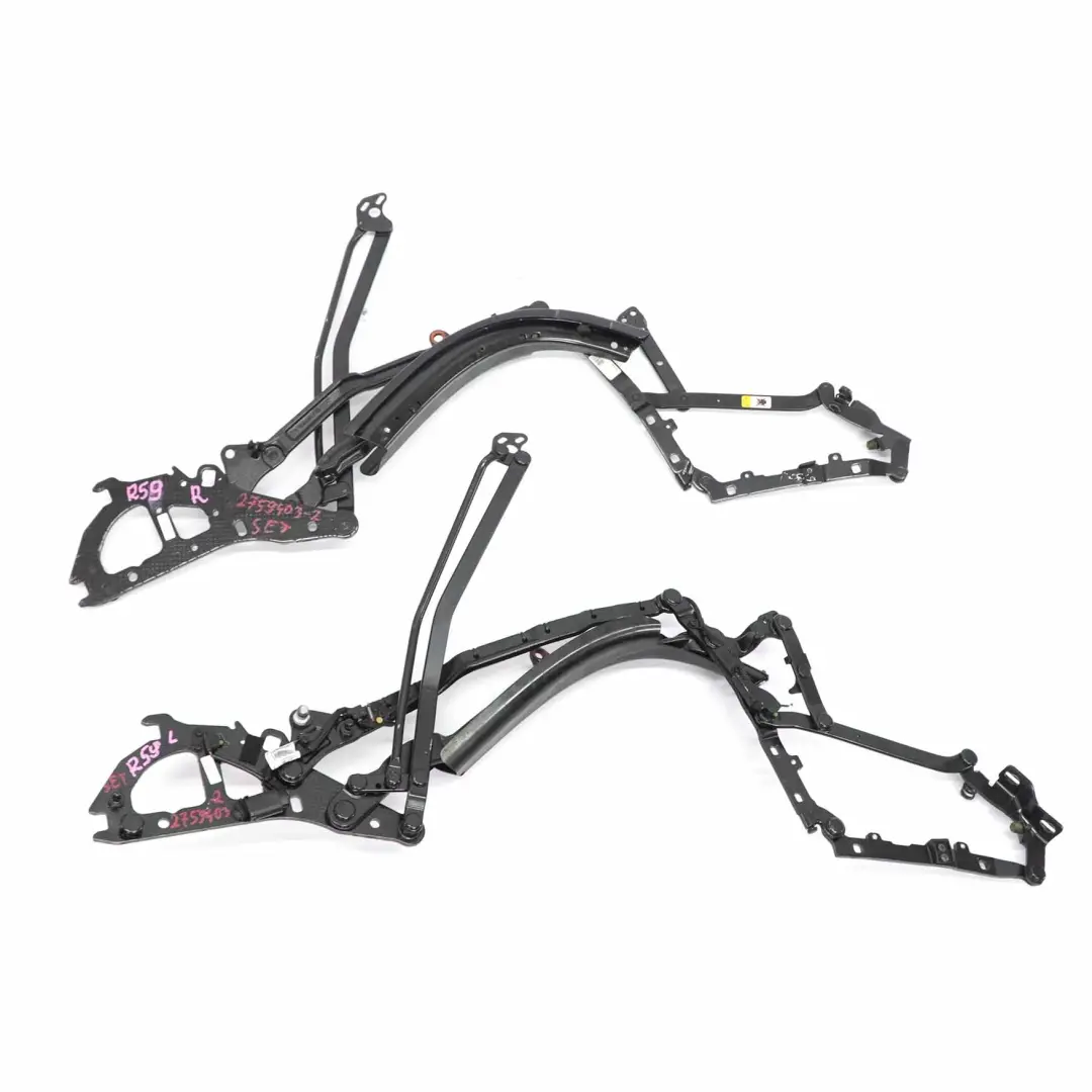 Plegable Soft Top Techo Guía Marco Brazo Izquierda Derecha Set Roadster para Mini R59 con número de pieza 2759403 Mini R59 Plegable Soft Top Techo Guía Marco Brazo Izquierda Derecha Set Roadster - SKU 2759403-2 - Número de pieza 2759403