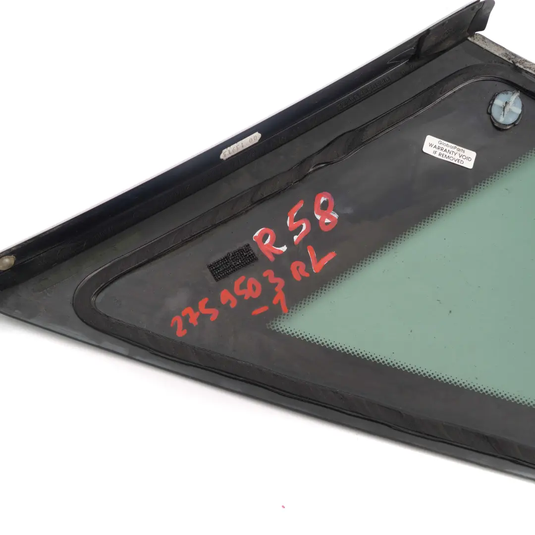 Mini Coupé R58 Seite Festes Glasfenster Schwarz AS3 Hinten Links - SKU 2759503 - Teilenummer 2759503