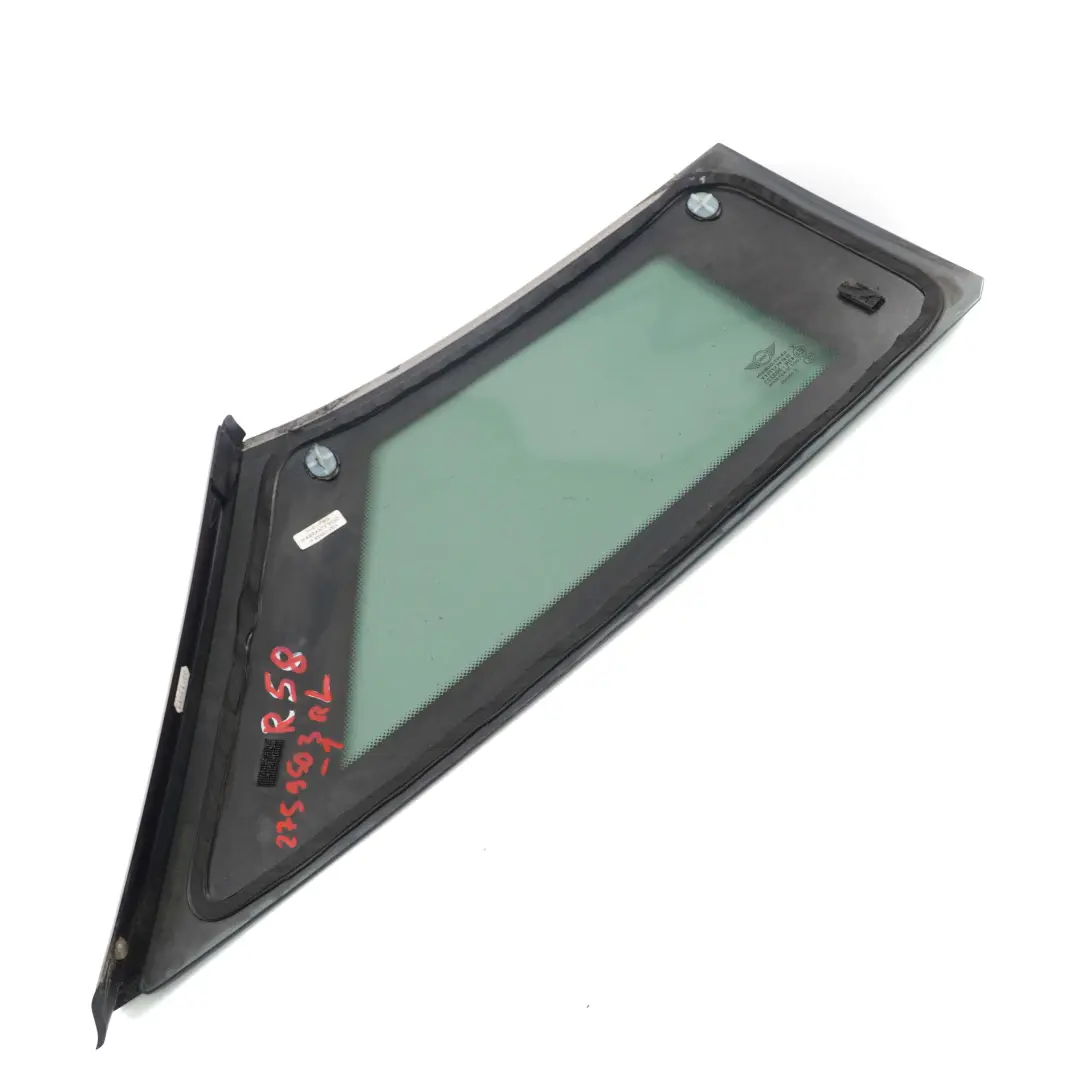 Mini Coupé R58 Side Fixed Glass Window Black AS3 Rear Left N/S - SKU 2759503 - Part number 2759503