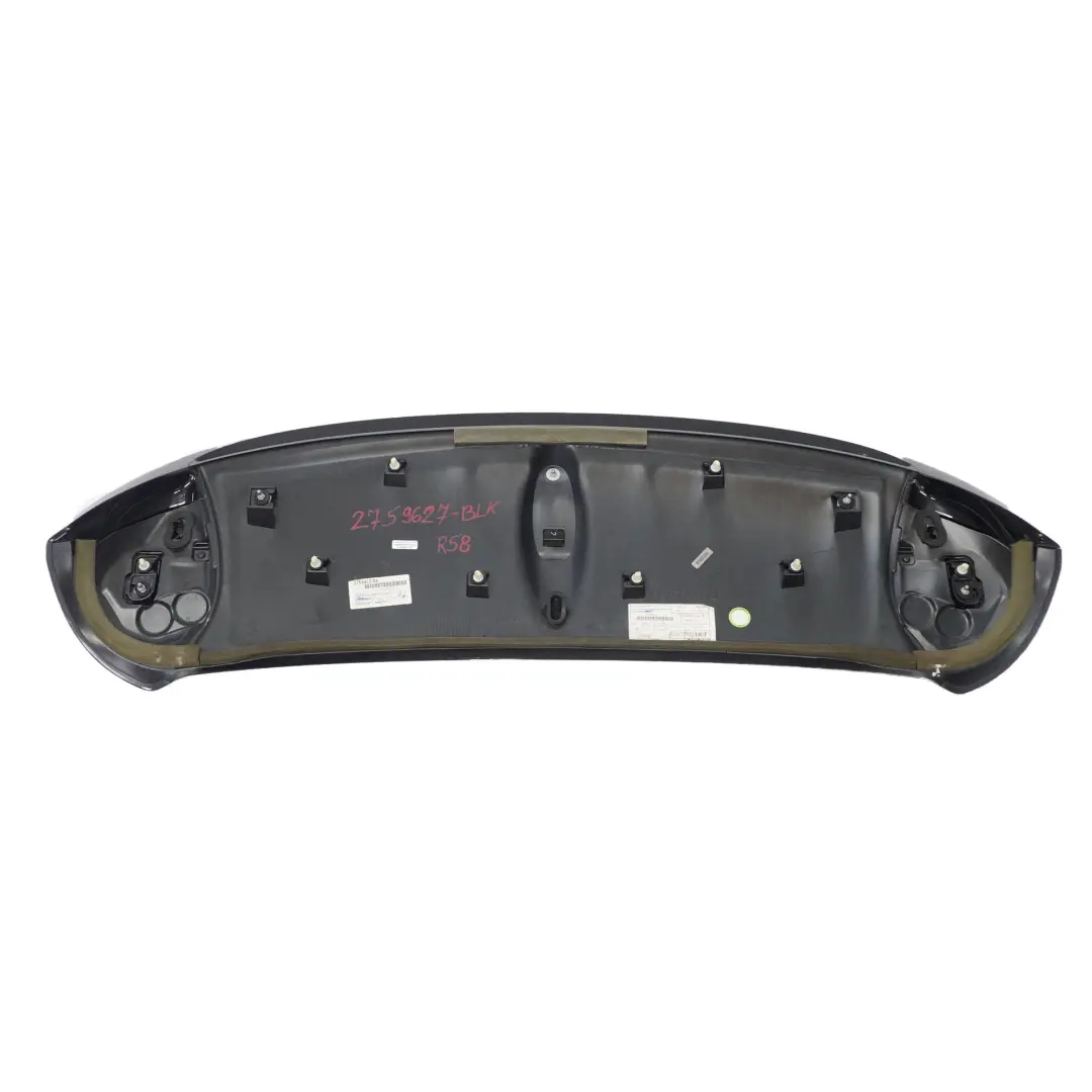 Mini Coupe R58 Tailgate Trunk Lid Spoiler Trim Rear Panel Cover Black 2759462 - SKU 2759627-BLK - Part number 2759627