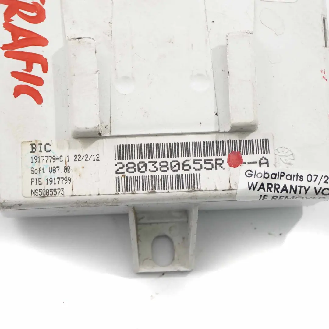 Renault Trafic II Control Unit Sat Nav Navigation Module Unit - SKU 280380655R - Part number 280380655R