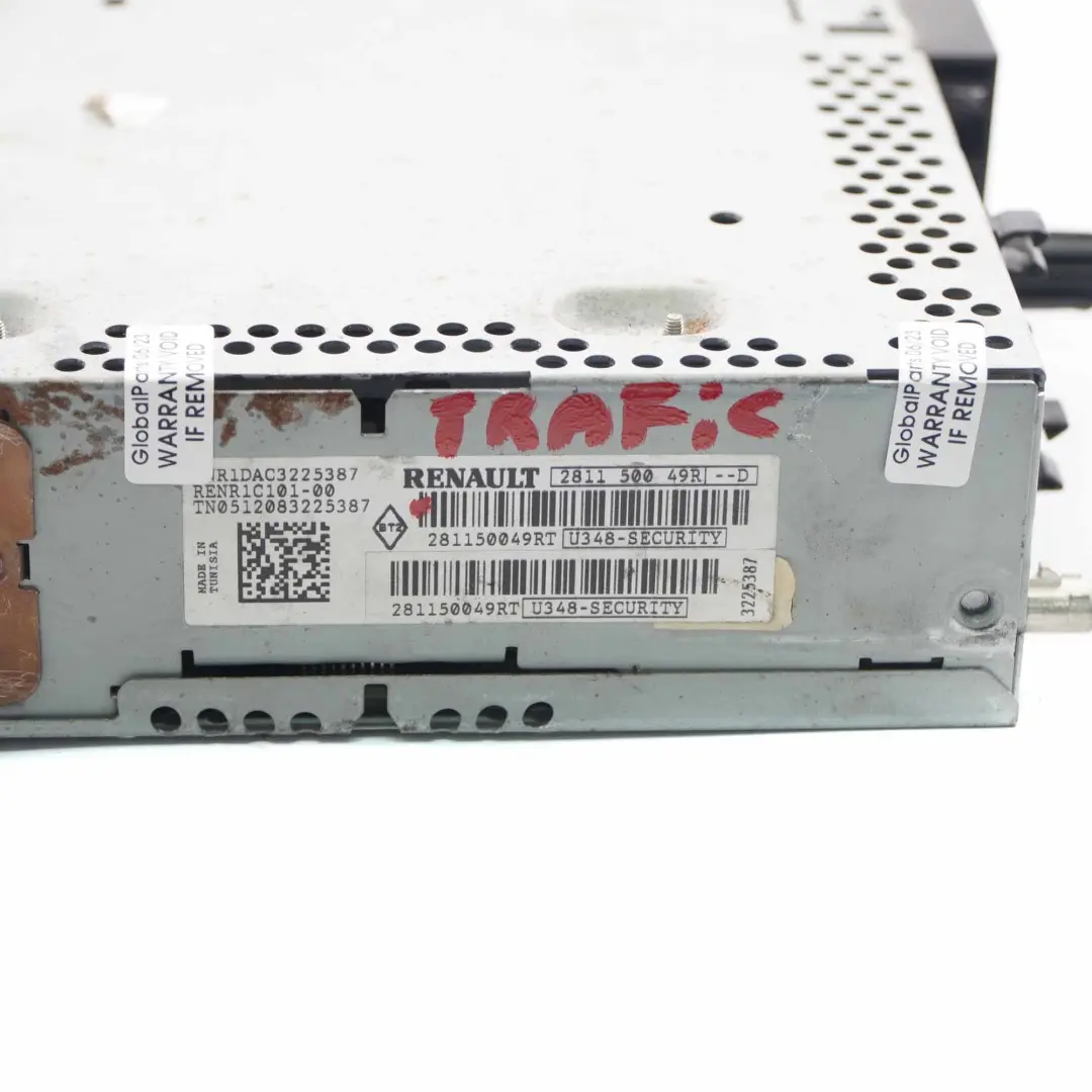 Renault Trafic II CD Radio Audio Lecteur Stéréo Unité principale - SKU 281150049RT - Numéro de pièce 281150049RT