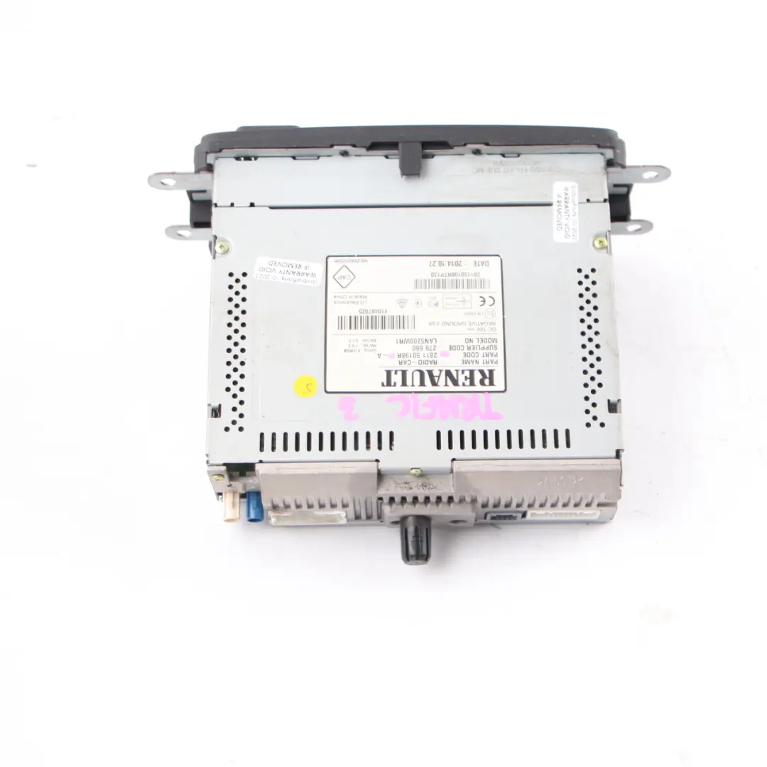 Renault Trafic 3 Captur 1 Vivaro B Radio Nav Head Unit Display Screen - SKU 281150198R - Part number 281150198R