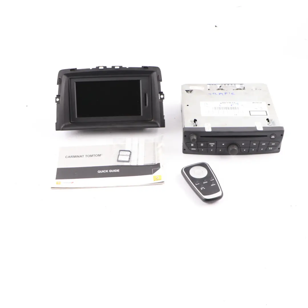 Radio Stereo Audio CD Player Head Unit Sat Nav TomTom to Renault Trafic with Part number 281152957R Renault Trafic Radio Stereo Audio CD Player Head Unit Sat Nav TomTom - SKU 281152957R-1 - Part number 281152957R