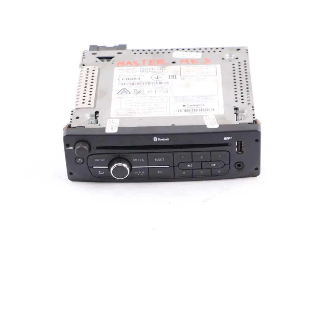 Radio CD Player Bluetooth Head Unit USB MP3 to Renault Master 3 with Part number 281154729R Renault Master 3 Radio CD Player Bluetooth Head Unit USB MP3 - SKU 281154729R - Part number 281154729R