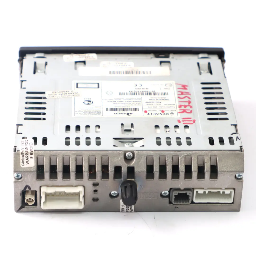 Renault Master III Radio CD Reproductor Bluetooth Unidad USB MP3 - SKU 281156951R - Número de pieza 281156951R