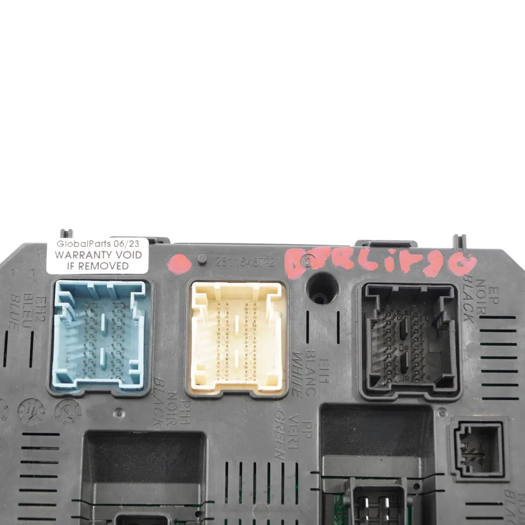 Caja de fusibles Citroen Berlingo Módulo de unidad de control para con número de pieza 28116487 Caja de fusibles Citroen Berlingo Módulo de unidad de control - SKU 28116487 - Número de pieza 28116487
