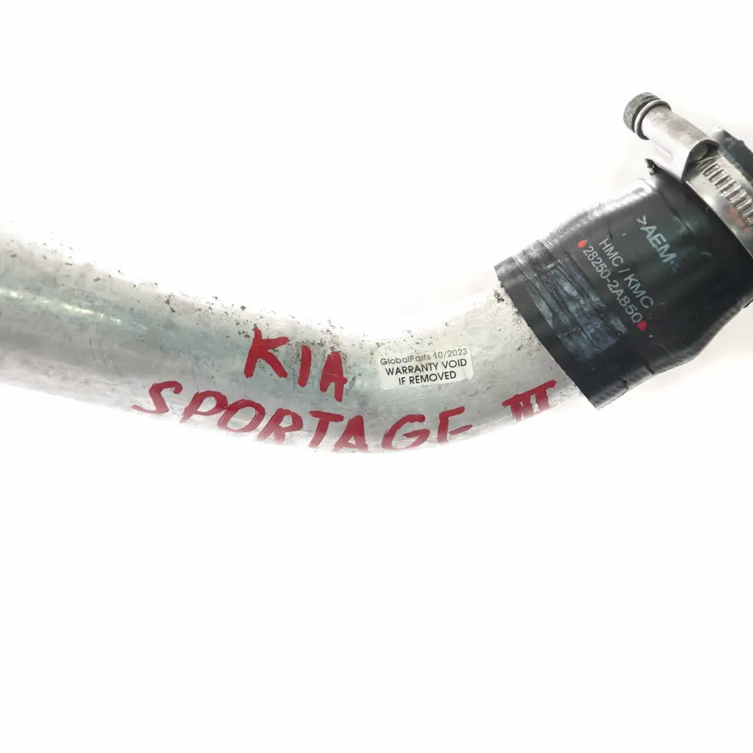 Ladeluftkühler Ansaugrohr Schlauchleitung Diesel für Kia Sportage III mit Teilenummer 28250-2A850 Kia Sportage III Ladeluftkühler Ansaugrohr Schlauchleitung Diesel - SKU 28250-2A850 - Teilenummer 28250-2A850