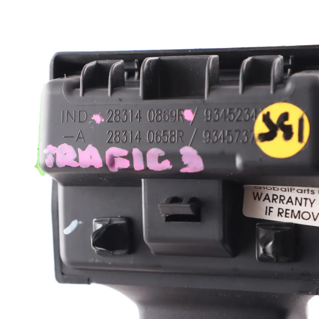 Phone Cradle Holder Bracket to Renault Trafic 3 Vauxhall Vivaro B with Part number 283140869R Renault Trafic 3 Vauxhall Vivaro B Phone Cradle Holder Bracket - SKU 283140869R - Part number 283140869R