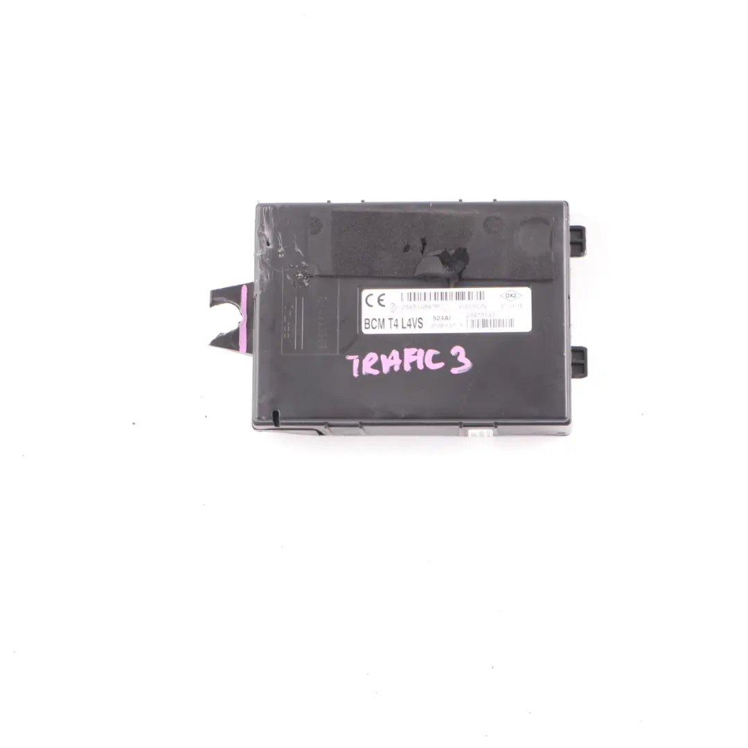 Body Control Module ECU BCM T4 to Renault Trafic 3 Vauxhall Vivaro B with Part number 284B10847R Renault Trafic 3 Vauxhall Vivaro B Body Control Module ECU BCM T4 - SKU 284B10847R - Part number 284B10847R