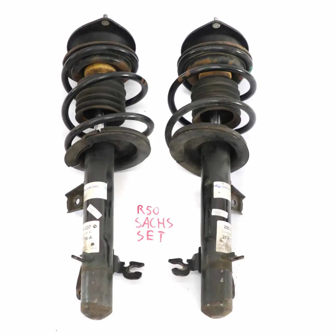 Mini R50 R52 R53 Shock Absorber Sachs Spring Strut Set Front Axle Suspension - SKU 290 237 / 290 236 - Part number 290 237 / 290 236