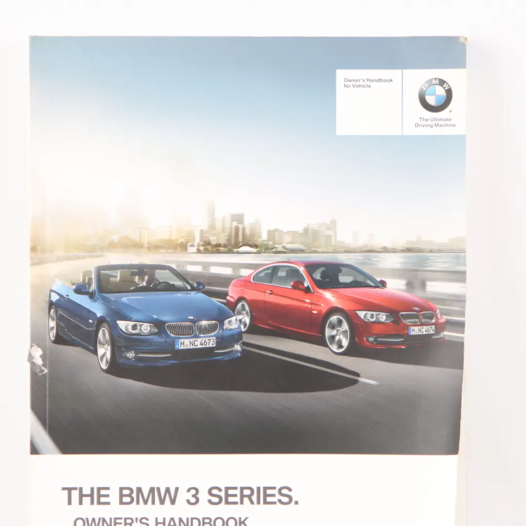 BMW E92 E93 LCI Service Booklet Owner's Handbook Book Set Wallet Case - SKU 2902446 - Part number 2902446