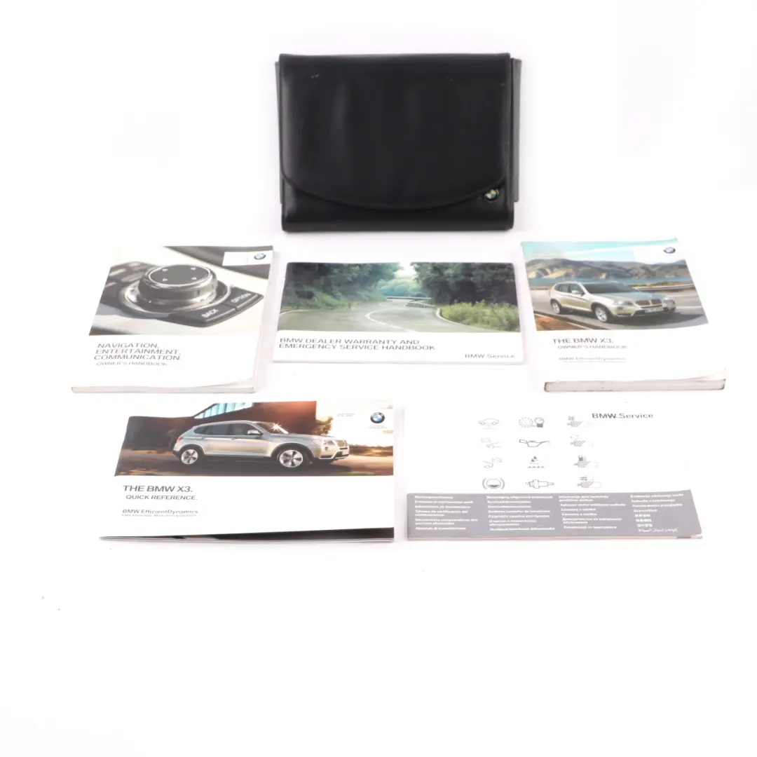 Service Booklet Owner's Handbook Case Wallet Pouch Set to BMW X3 F25 with Part number 2903680 BMW X3 F25 Service Booklet Owner's Handbook Case Wallet Pouch Set - SKU 2903680 - Part number 2903680