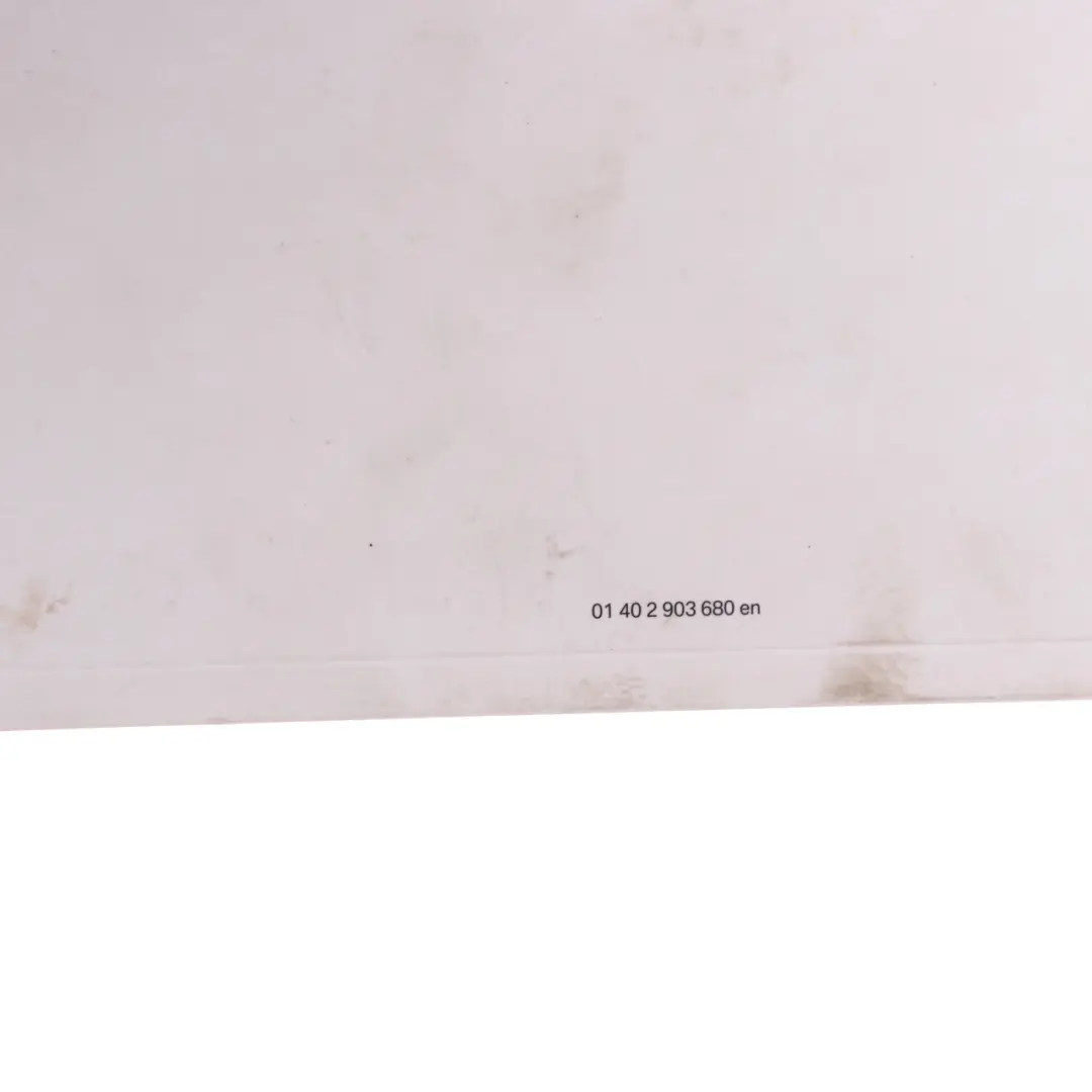 BMW X3 F25 Service Booklet Owner's Handbook Case Wallet Pouch Set - SKU 2903680 - Part number 2903680