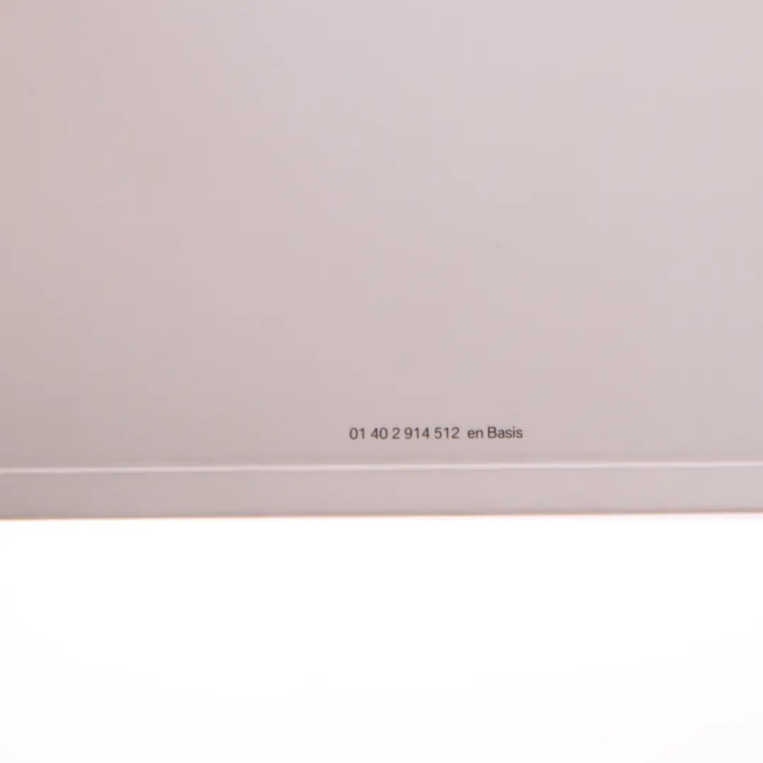 BMW E82 E88 Owner's Handbook Service Booklet Book Set Case Pouch - SKU 2914512 - Part number 2914512