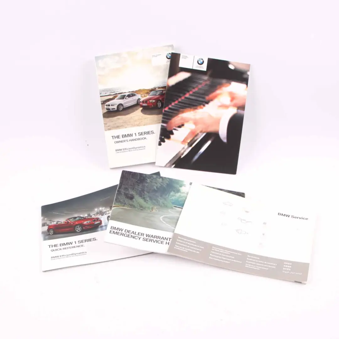 BMW E82 E88 Owner's Handbook Service Booklet Book Set Case Pouch - SKU 2914512 - Part number 2914512