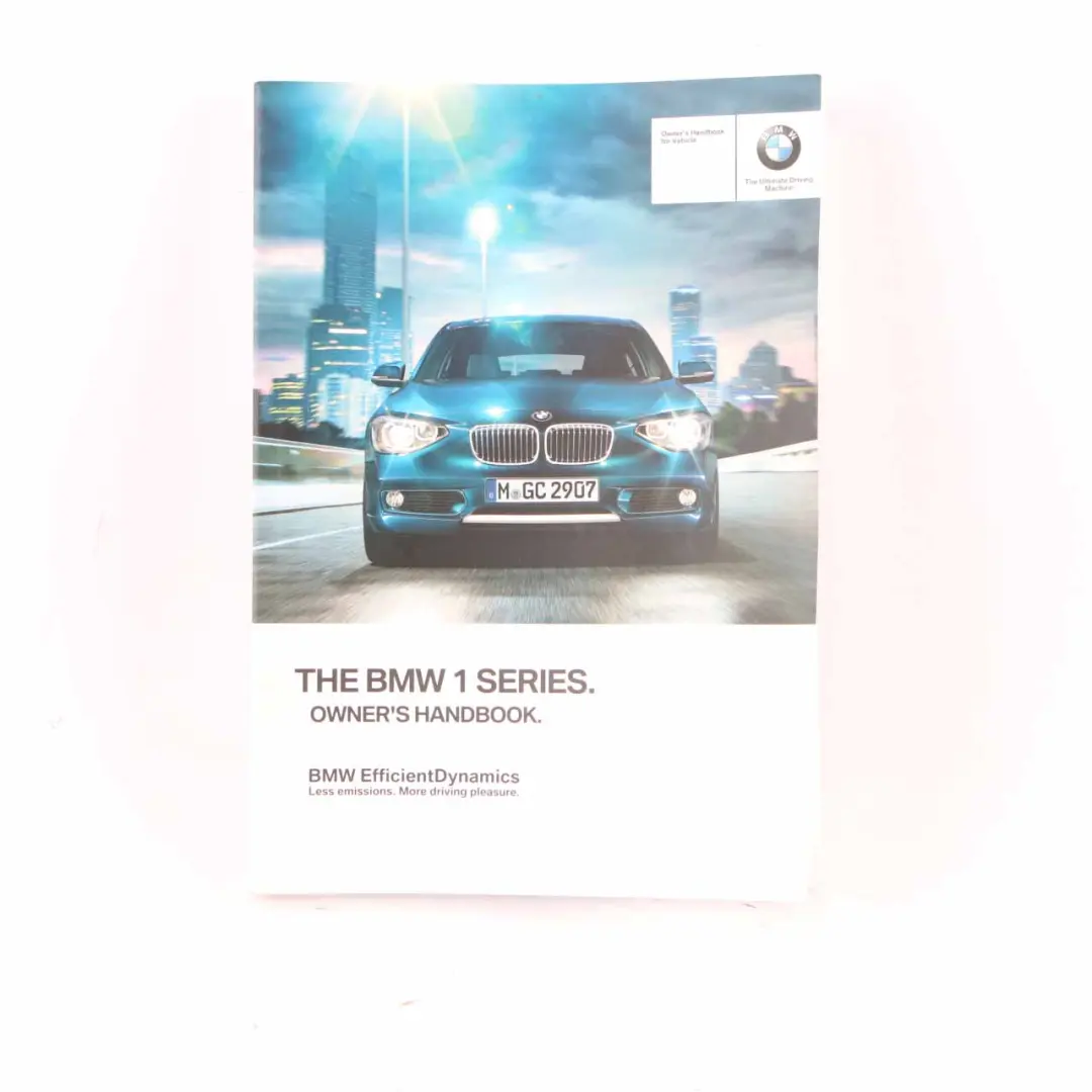 BMW F20 Owner's Handbook Instructions iDrive Pouch Wallet Case - SKU 2917098-1 - Part number 2917098