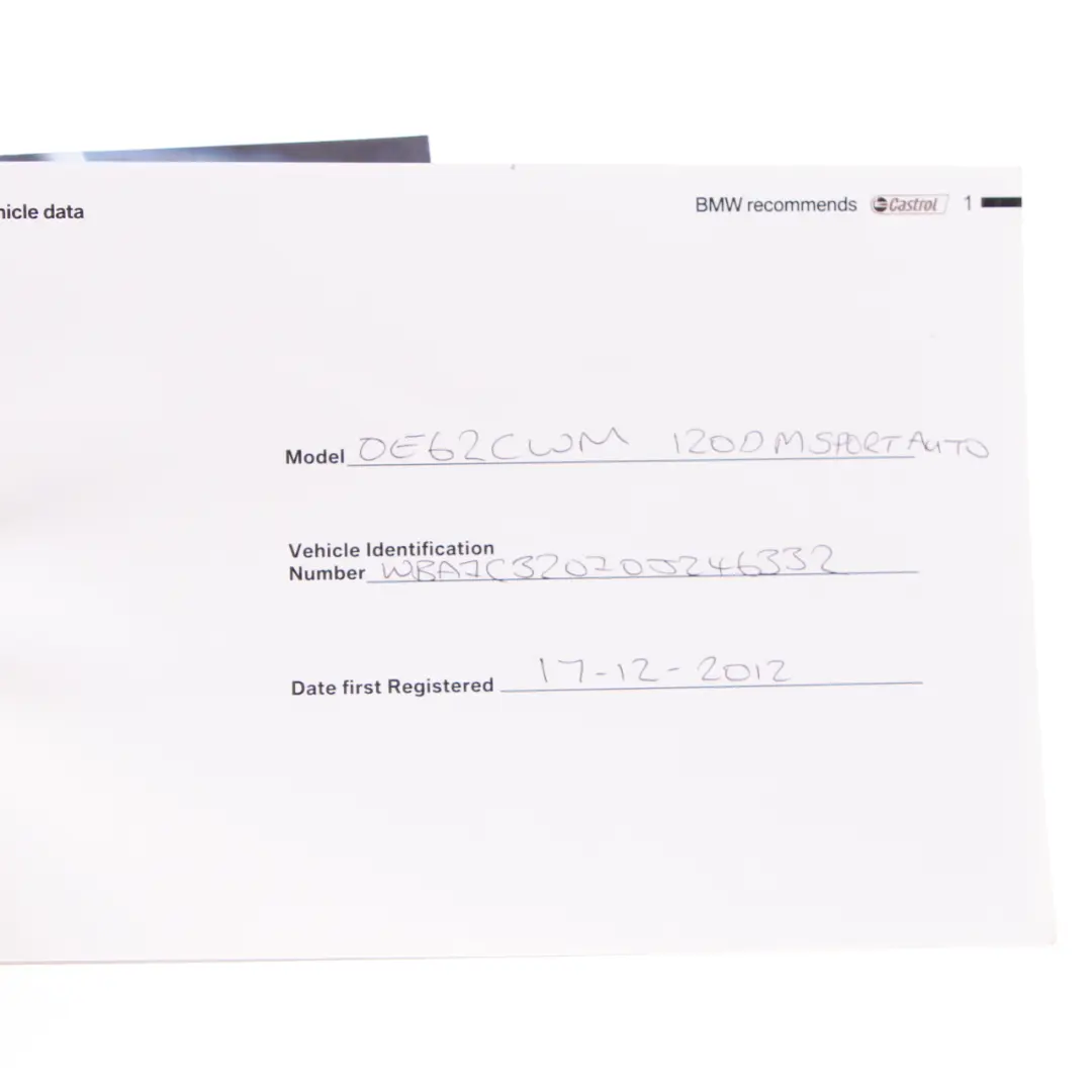 Instrukcja Obsługi Książka Serwisowa iDrive Pokrowiec do BMW F20 o numerze 2917098 BMW F20 Instrukcja Obsługi Książka Serwisowa iDrive Pokrowiec - SKU 2917098-2 - Numer Części 2917098