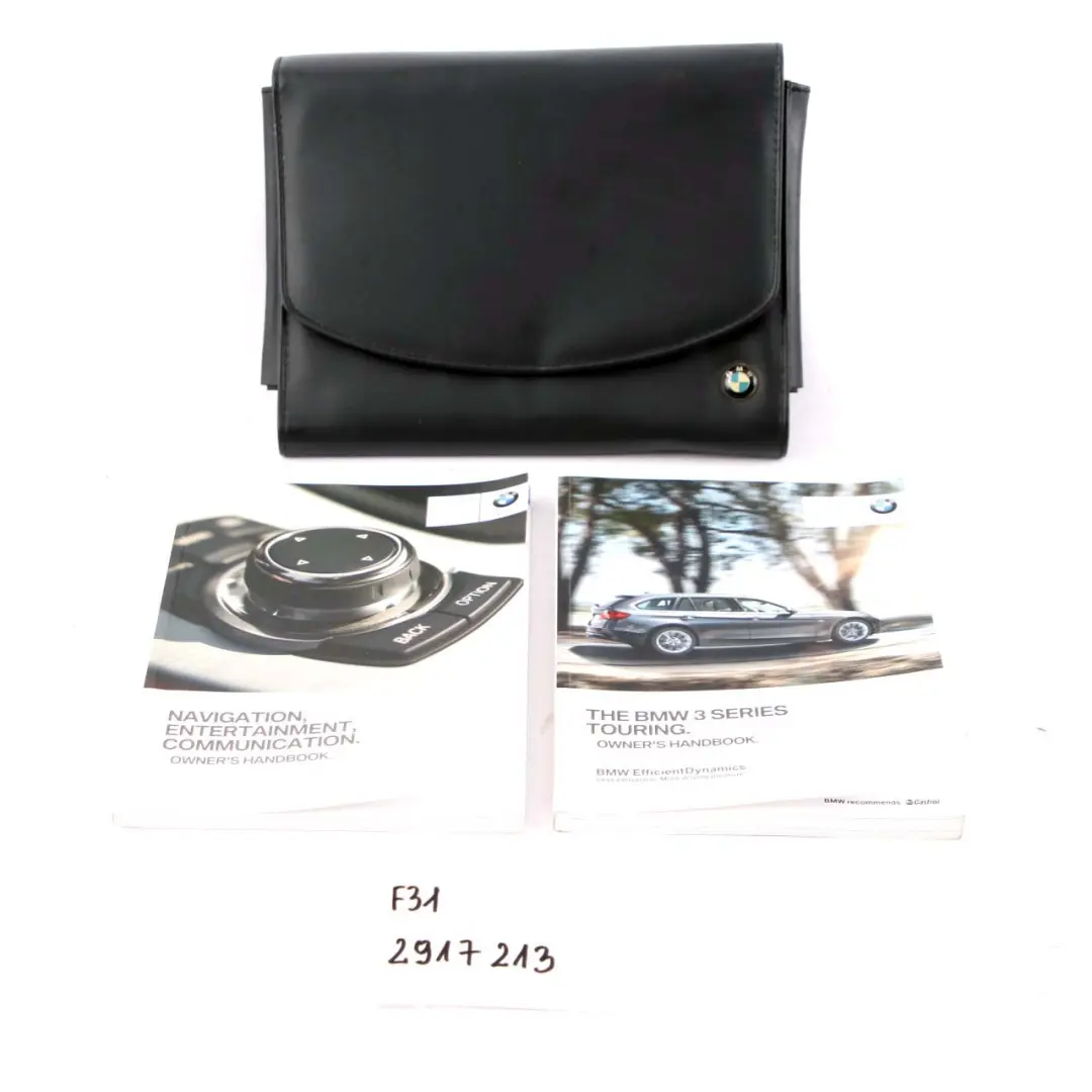 Service Booklet BMW F31 Touring Owner's Handbook Case Wallet Set to with Part number 2917213 Service Booklet BMW F31 Touring Owner's Handbook Case Wallet Set - SKU 2917213 - Part number 2917213