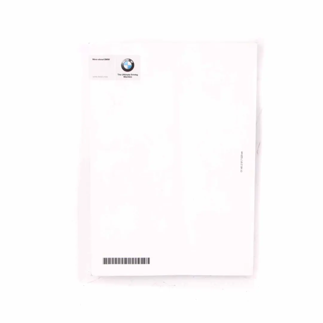 Owner's Handbook Booklet Instructions Book Set to BMW F10 M5 with Part number 2917529 BMW F10 M5 Owner's Handbook Booklet Instructions Book Set - SKU 2917529 - Part number 2917529