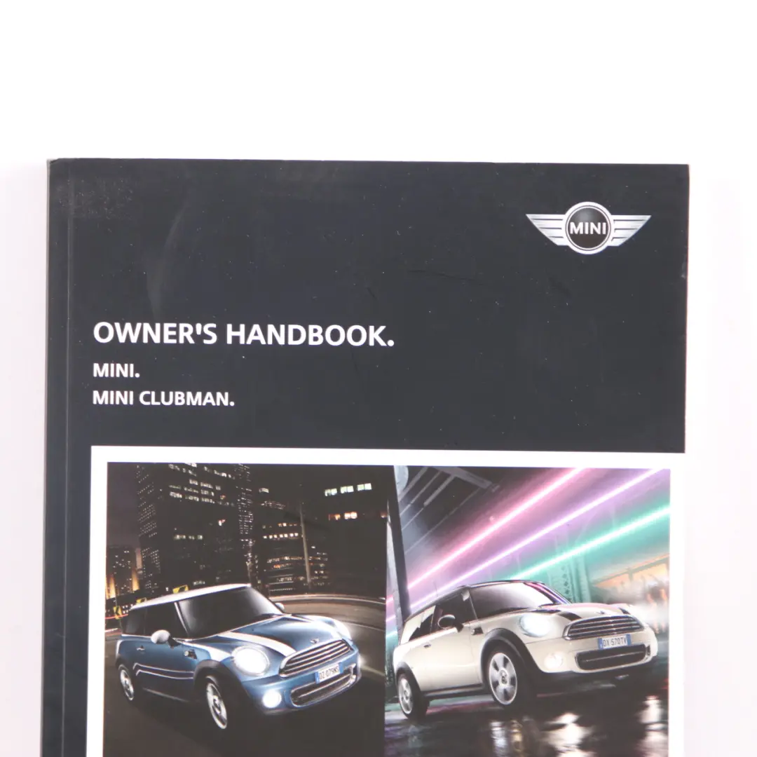 Mini R55 R56 Owner's Handbook Cooper Clubman Instruction Manual Book - SKU 2918932 - Part number 2918932