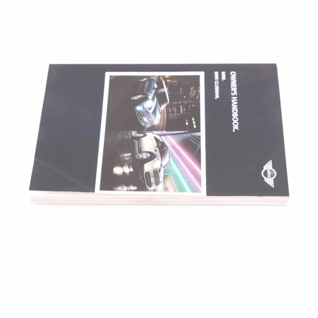 Mini R55 R56 Owner's Handbook Cooper Clubman Instruction Manual Book - SKU 2918932 - Part number 2918932