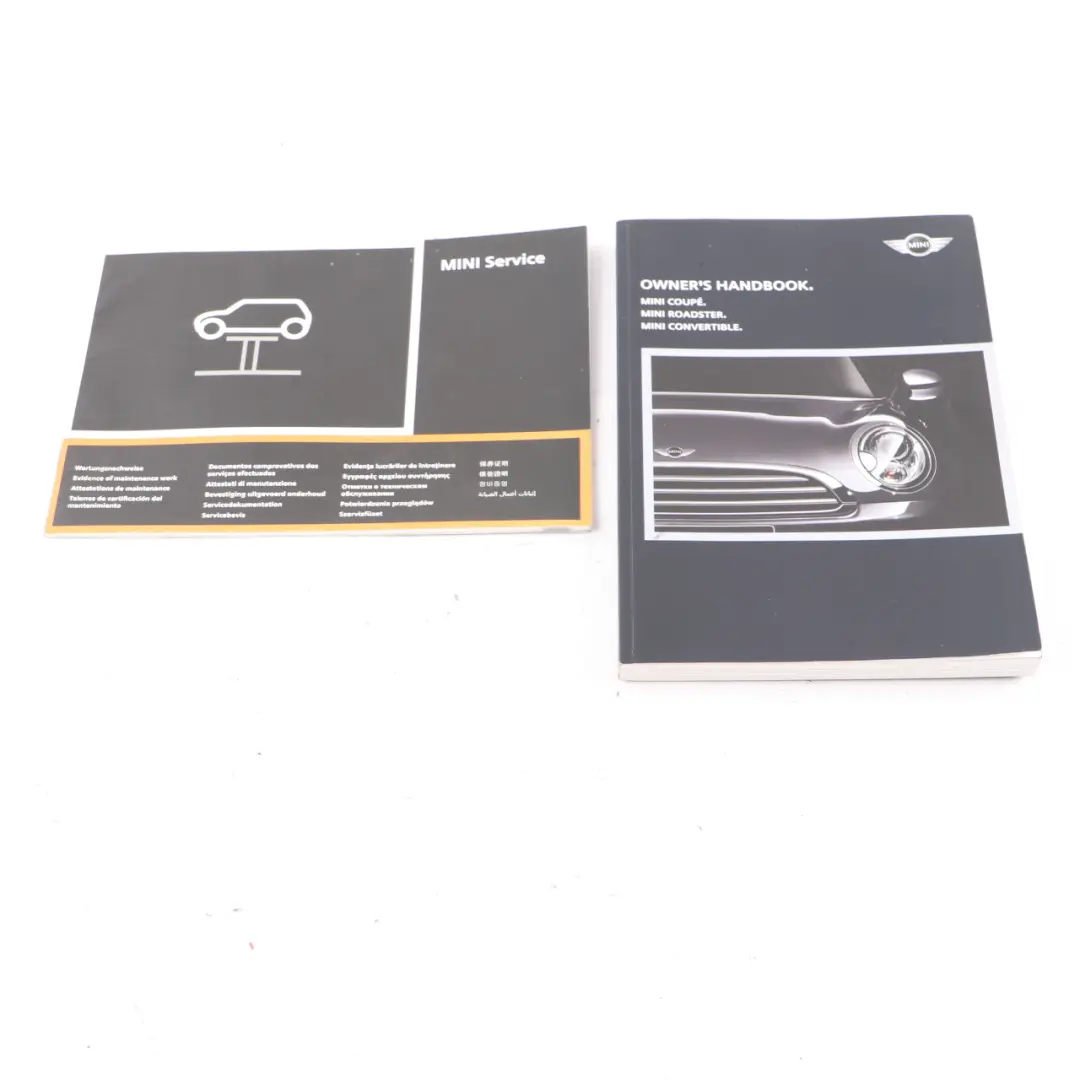 Service Booklet Owner's Handbook Pouch Case Wallet Set to Mini R57 R58 with Part number 2918998 Mini R57 R58 Service Booklet Owner's Handbook Pouch Case Wallet Set - SKU 2918998 - Part number 2918998