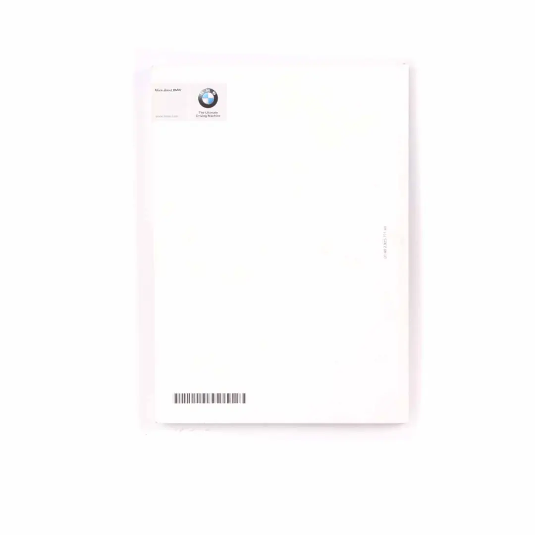 BMW F31 Touring Owner's Handbook Booklet Book Instruction - SKU 2925771-1 - Part number 2925771