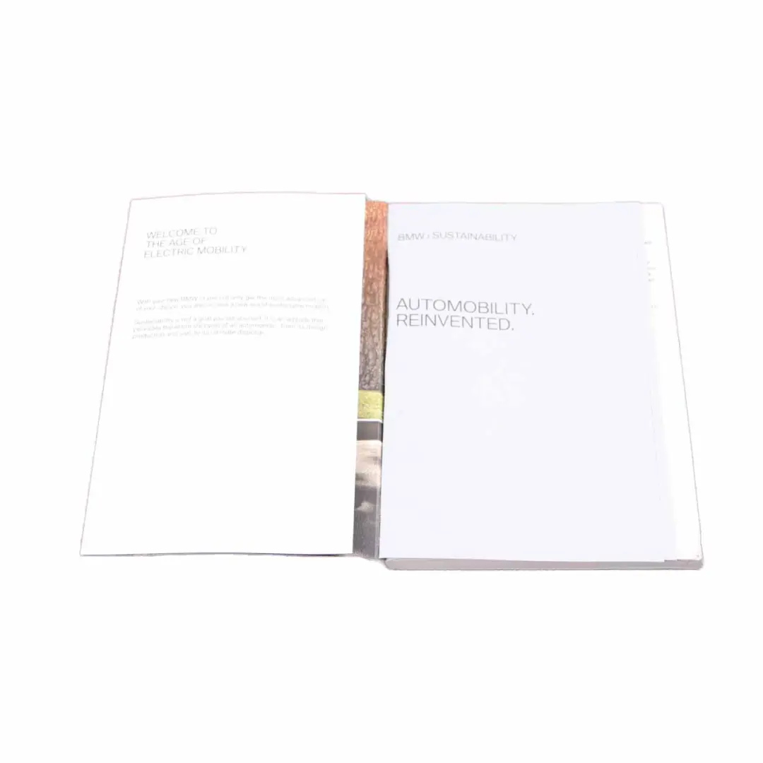 BMW i3 I01 Owner's Handbook Book Instruction Manual - SKU 2925923 - Part number 2925923